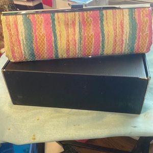 MULTI COLORED CLUTCH BAG